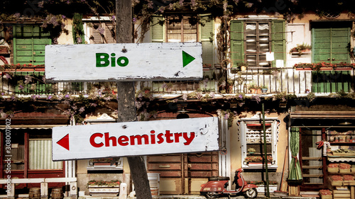 Street Sign Bio versus Chemistry