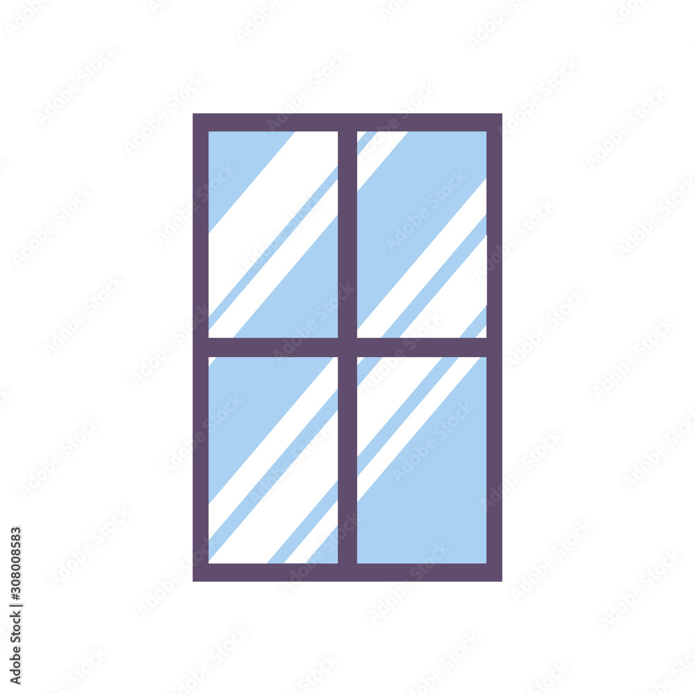 Window design, Interior home house view room modern glass and architecture theme Vector illustration Window design, Interior home house view room modern glass and architecture theme Vector illustration