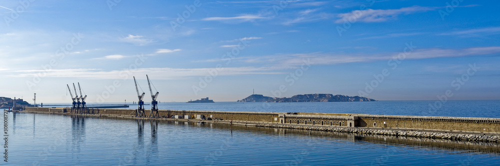 Les quais du port de Marseille