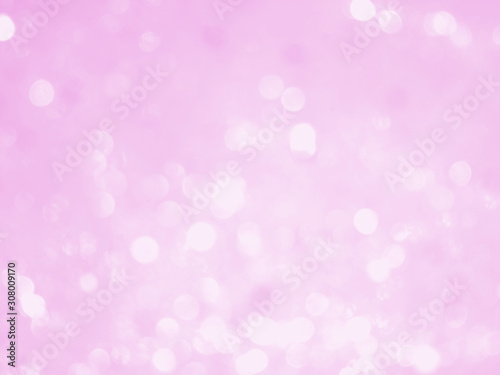 Pink texture with many lights. Bokeh pattern. Pastel wedding background. 