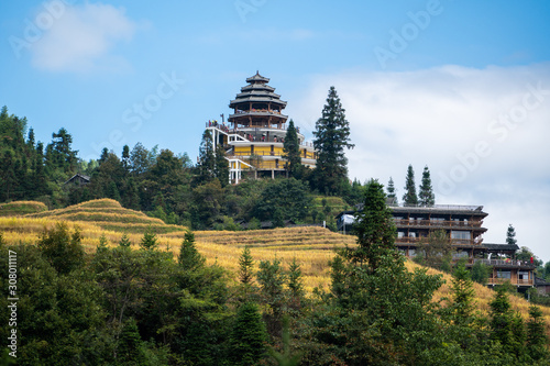 Wallpaper Mural Pagode Reisfelder Longsheng Guilin Torontodigital.ca