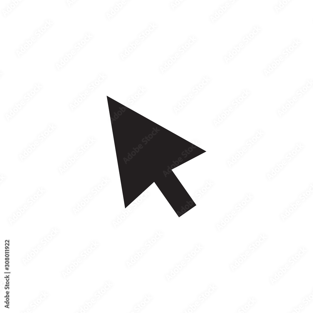 Arrow cursor icon symbol vector illustration Arrow cursor icon symbol vector illustration