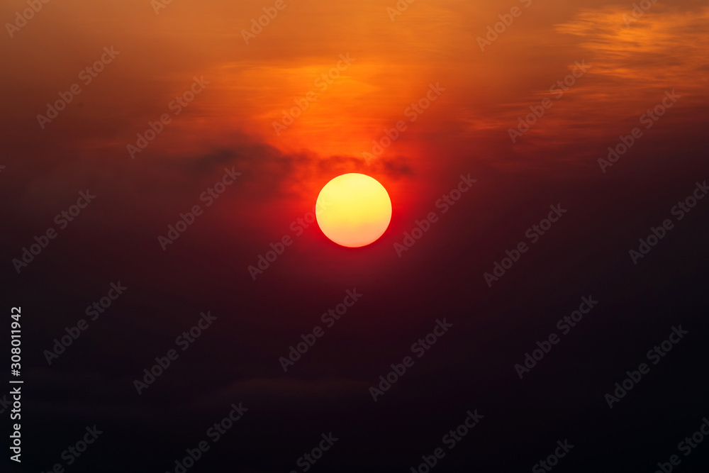 Blood Red Summer Sky