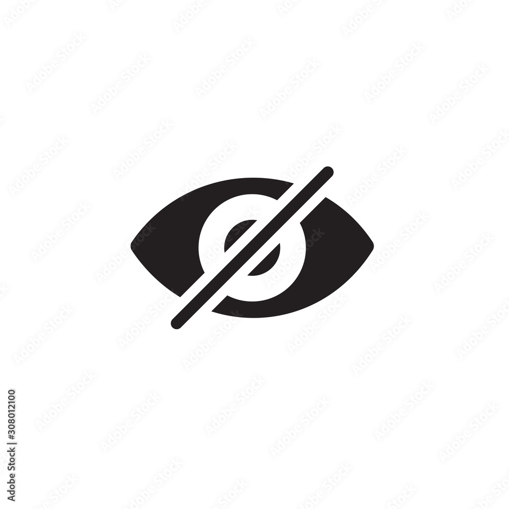 Eyeblind icon symbol vector illustration Eyeblind icon symbol vector illustration