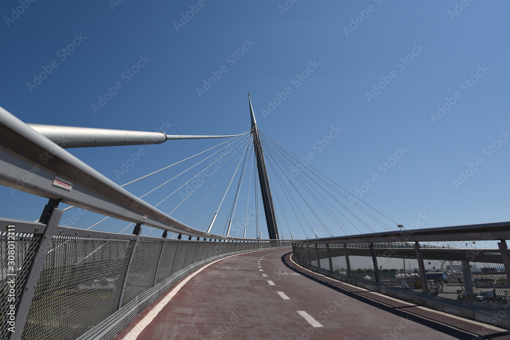 Ponte del Mare in Pescara, Abruzzo, Italy