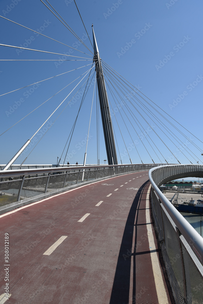 Ponte del Mare in Pescara, Abruzzo, Italy