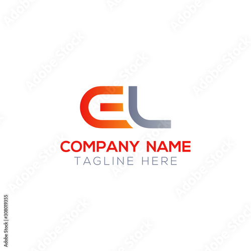 Free Download Initial EL Letter Linked Logo. Creative Letter EL Modern Business Logo Vector Template. Initial EL Logo Template Design - GFXLoad
