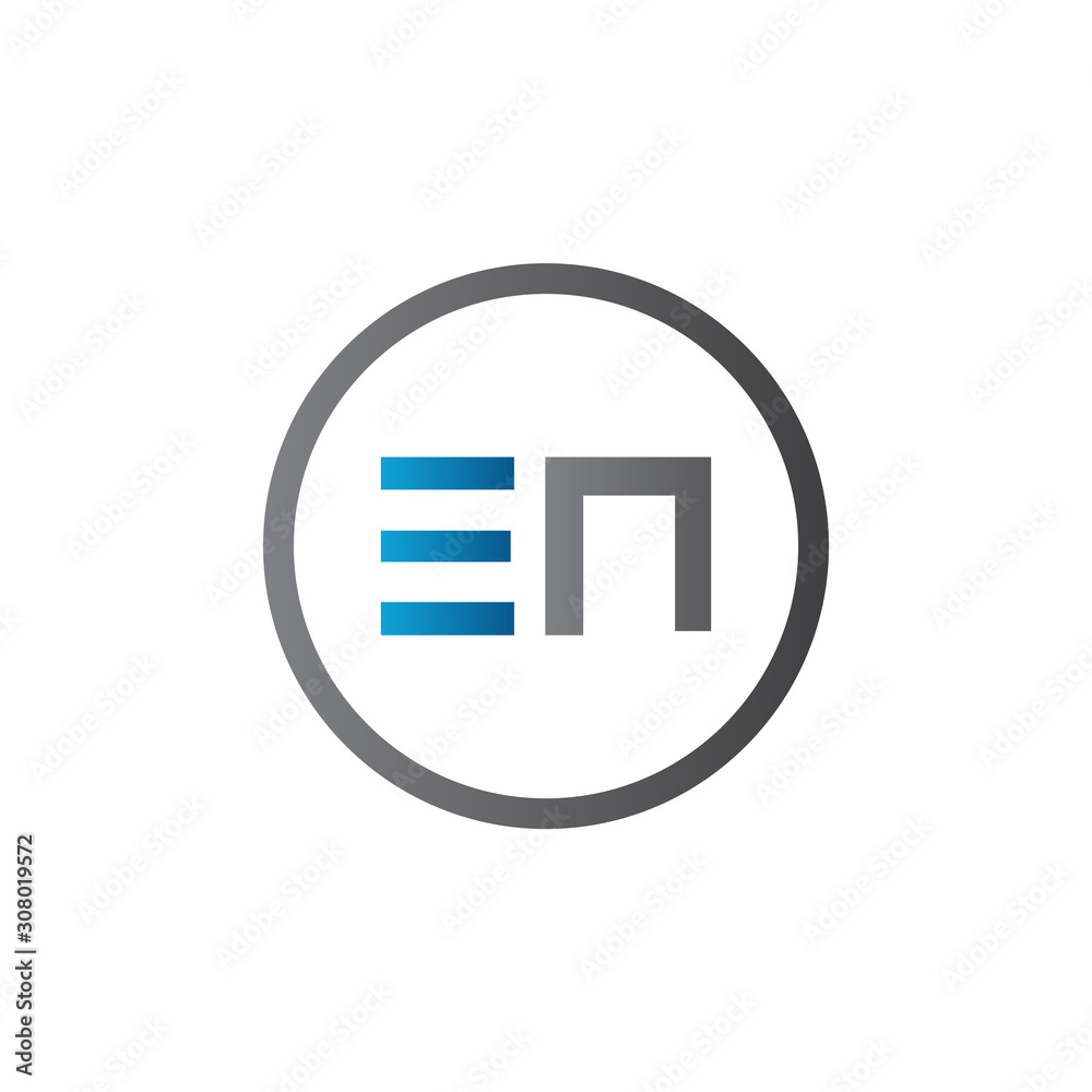 Initial EN Letter Linked Logo. Creative Letter EN Modern Business Logo Vector Template. Initial EN Logo Template Design Initial EN Letter Linked Logo. Creative Letter EN Modern Business Logo Vector Template. Initial EN Logo Template Design