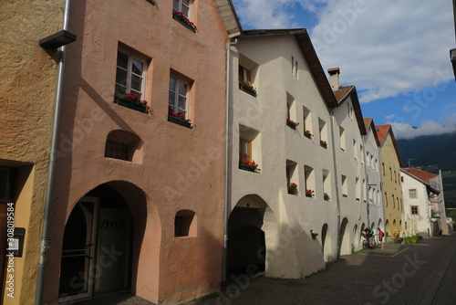 Im Zentrum von Glurns, Südtirol photo