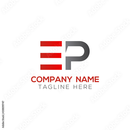 Initial EP Letter Linked Logo. Creative Letter EP Modern Business Logo Vector Template. Initial EP Logo Template Design