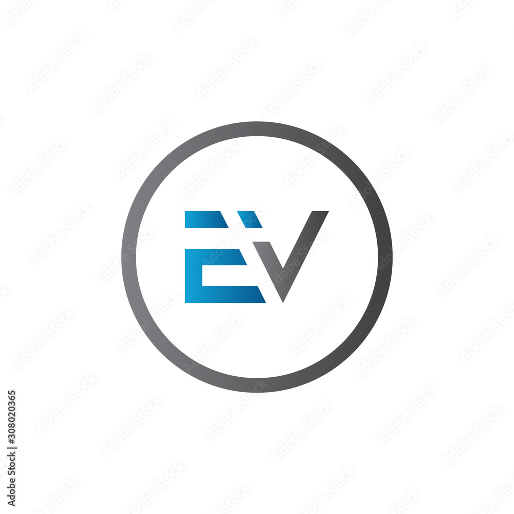 Initial EV Letter Linked Logo. Creative Letter EV Modern Business Logo Vector Template. Initial EV Logo Template Design Initial EV Letter Linked Logo. Creative Letter EV Modern Business Logo Vector Template. Initial EV Logo Template Design