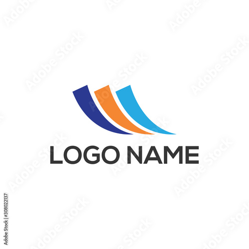 Abstract Vector Logo Design Template. Colorful Abstract Logo Design.