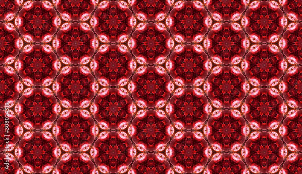 Repeating Fractal pattern - Computer Graphic Illustration