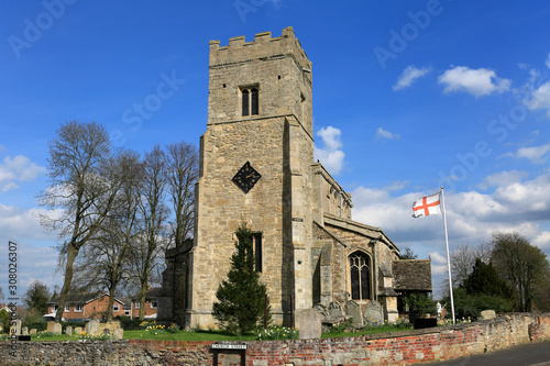 St Johns church, Wistow village, Cambridgeshire, East Anglia, England, UK