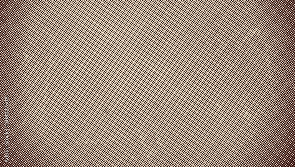 Aged newspaper halftone abstract dotted background and texture
