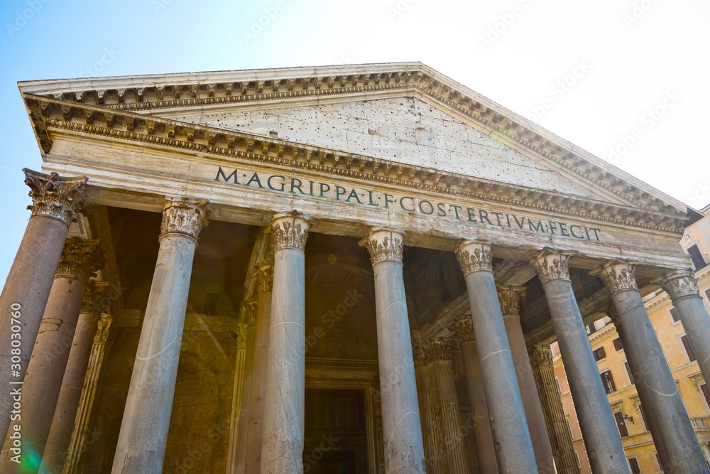 Pantheon on Piazza della Rotonda in Rome
