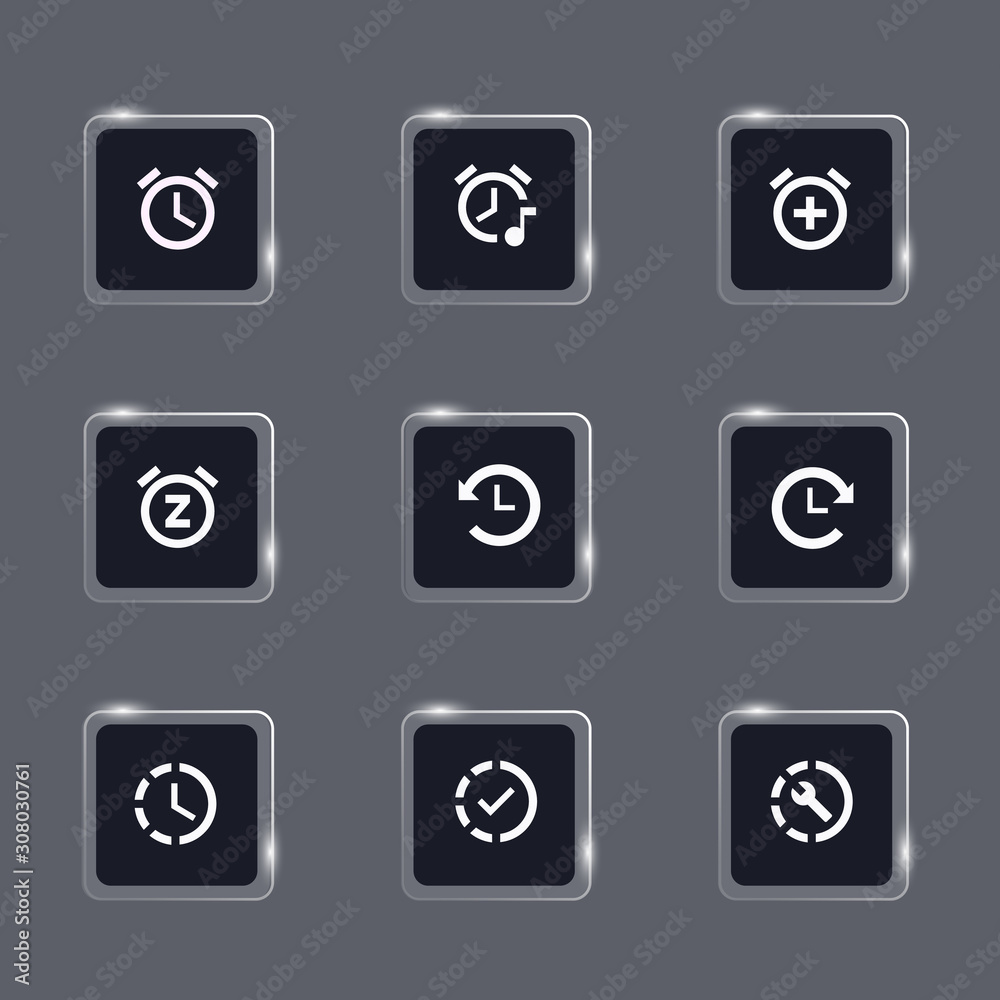 glass button glass button