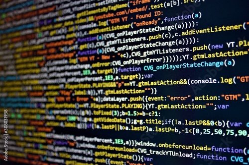 binary code on digital background