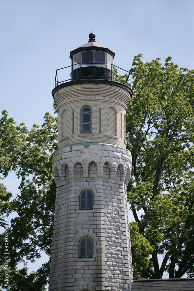Fort Niagara Lighthouse at Niagara Falls NY
