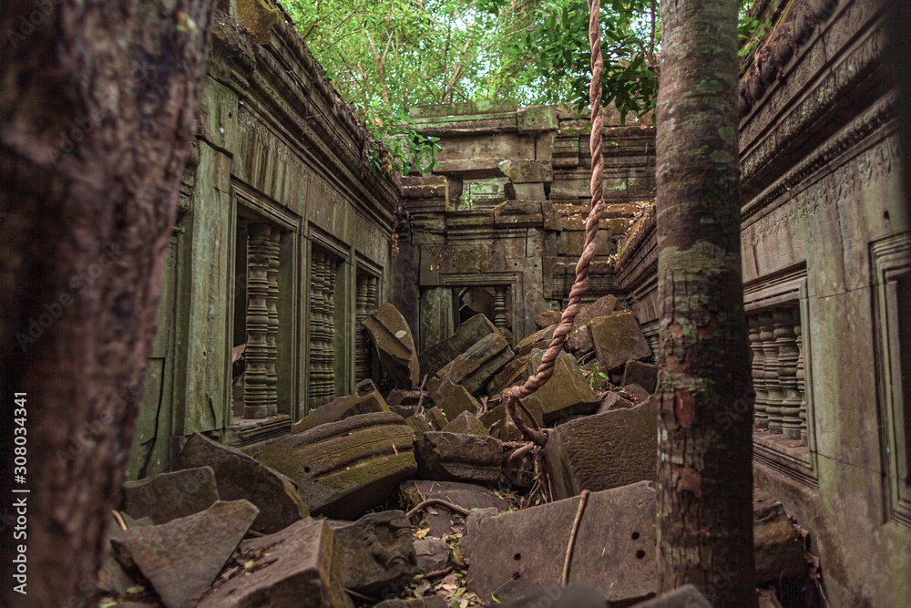 カンボジア・ベンメリア遺跡 2