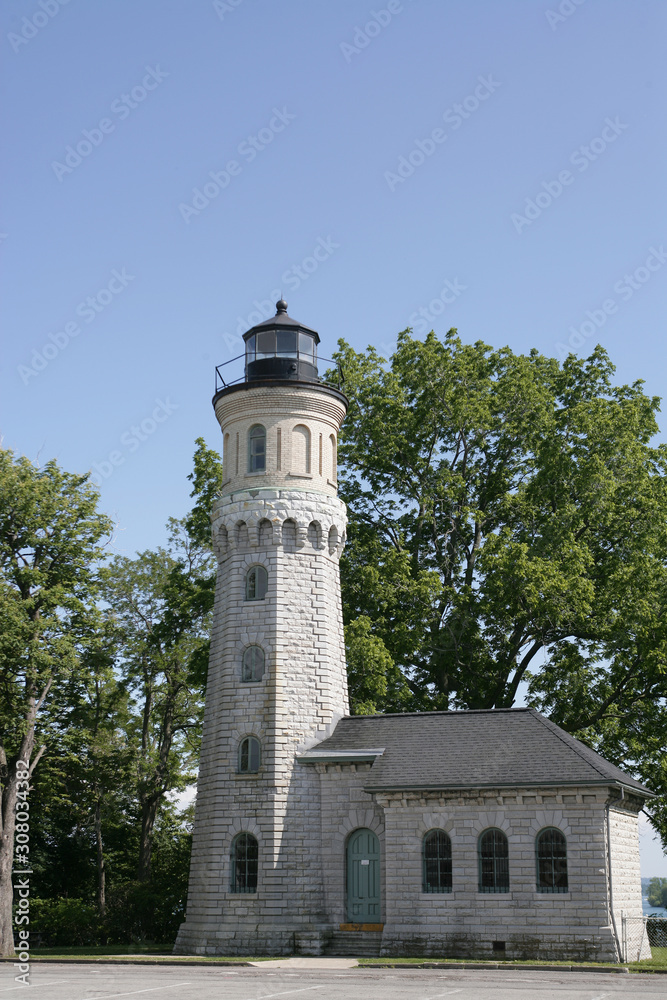 Fort Niagara Lighthouse at Niagara Falls NY Fort Niagara Lighthouse at Niagara Falls NY