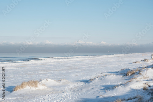 Snowy coast of Baltic sea in winter. © Janis Smits