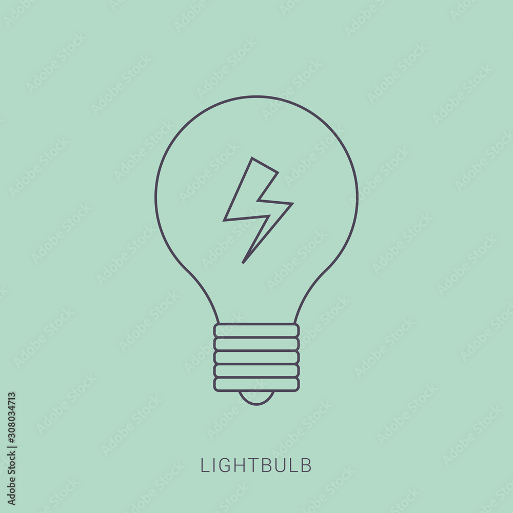 Light bulb, creative idea and innovation,vector illustration in flat style Light bulb, creative idea and innovation,vector illustration in flat style