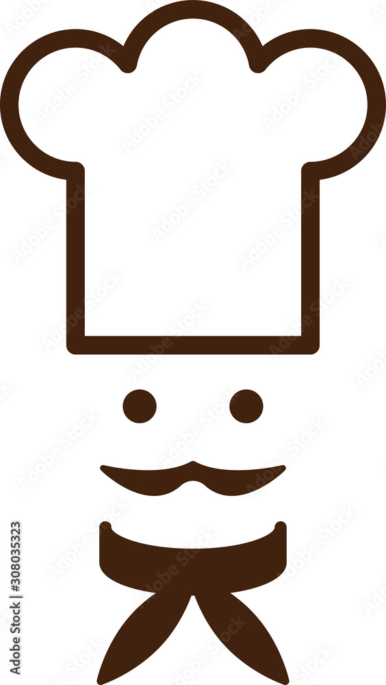 料理長アイコンイラスト Stock Vector Adobe Stock