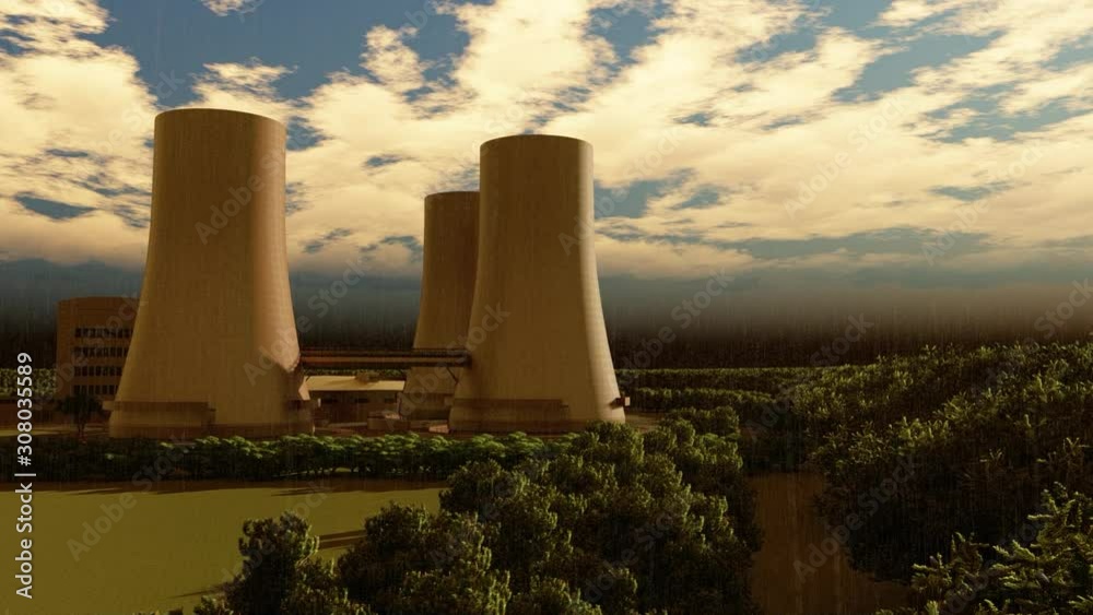 Nuclear power plant, industry and energy Nuclear power plant, industry and energy