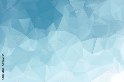 Abstract geometric background with triangles. Vector polygonal texture background. Light blue abstract business background. Vector illustration.