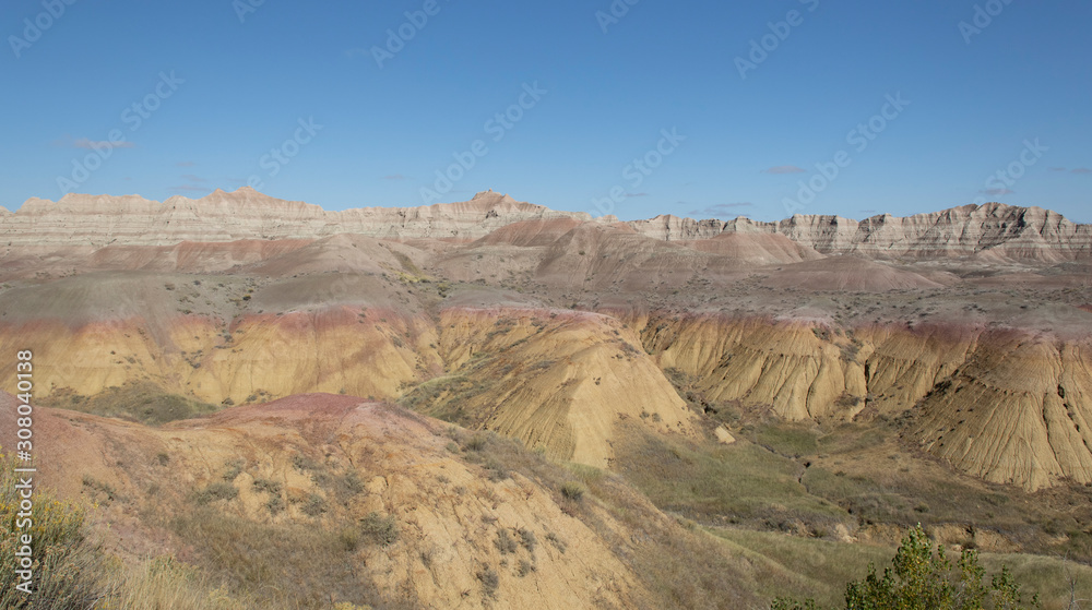 Badlands National Park of South Dakota, USA Badlands National Park of South Dakota, USA