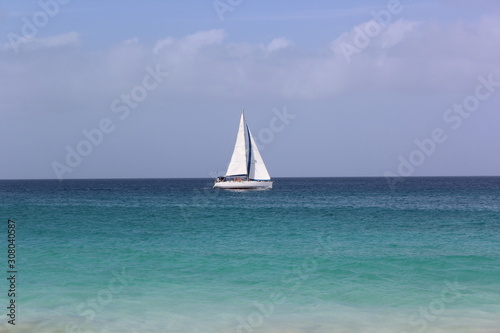 sailboat on the sea