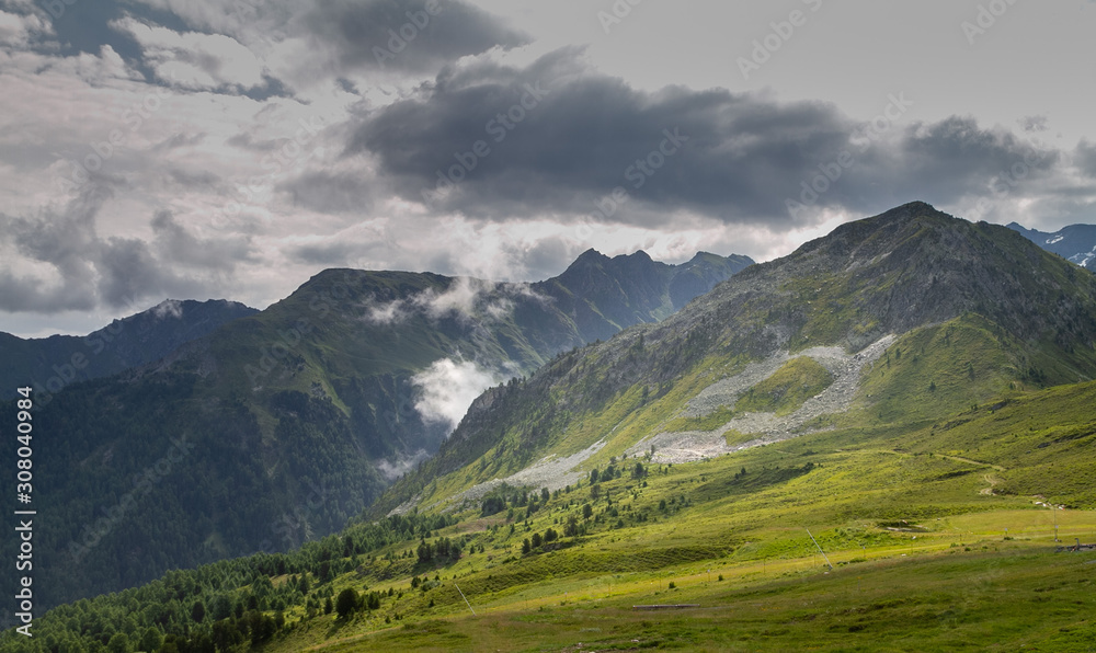 Switzerland alps landscape mountains sky