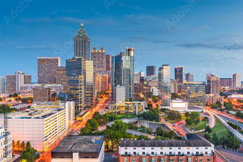 Atlanta, Georgia, USA Downtown Cityscape