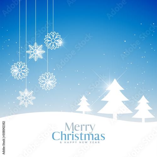 lovely merry christmas festival greeting beautiful background