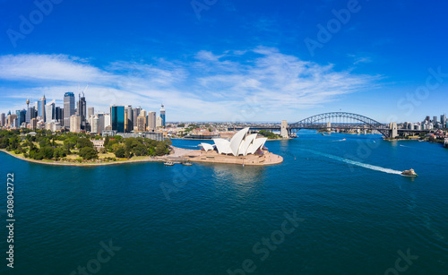 Aerial View of Sydney, Australia. Drone shot. Panorama.
