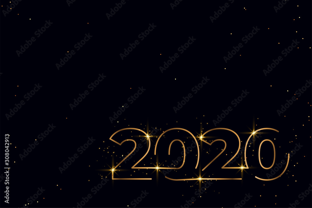 elegant black and gold new year banner design elegant black and gold new year banner design