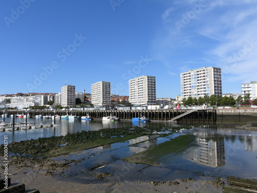 port boulogne sur mer    mar  e basse