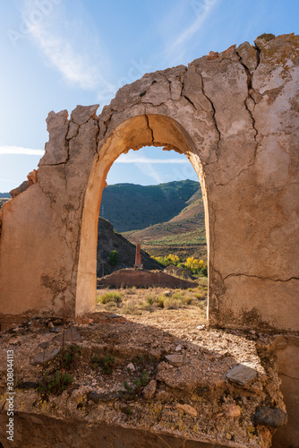 ruined building near the town of Fondon (Almeria)