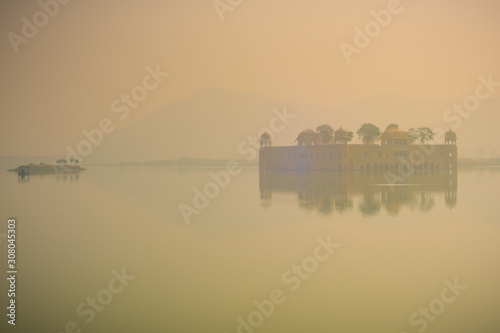 Jal Mahal in the morning also called Water Palace. Jaipur, ,Rajasthan, India, Asia. photo