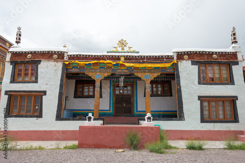 Ladakh  India - Jul 13 2019 - Mahe Monastery  Mahe Gompa  in Mahe  Ladakh  Jammu and Kashmir  India.