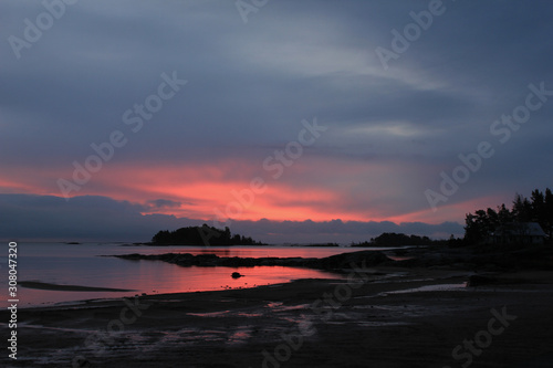 Sunrise in Vita Sannar, Sweden.