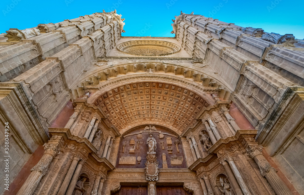 Cathédrale de Palma de Majorque, Baléares.