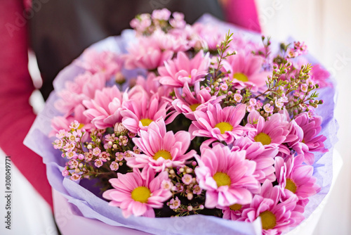 nice bouquet in the hands