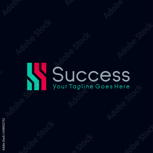 monogram / initial S. letter S logo design vector. with geometric concept. company, corporate, business logo vector