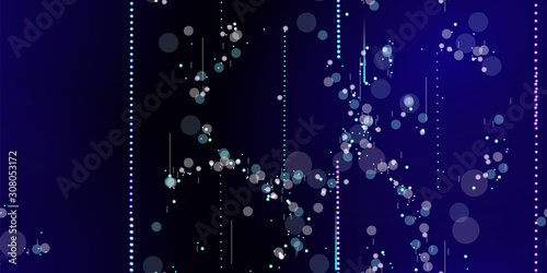 Fast Effect. Motion Neon. Seamless Pattern. Glitch