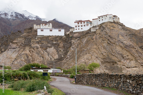 Ladakh, India - Jul 14 2019 - Nyoma Monastery (Nyoma Gompa) in Nyoma, Ladakh, Jammu and Kashmir, India.