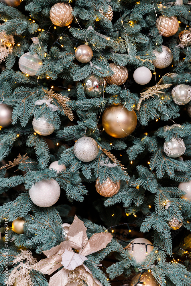 Fototapeta premium Christmas Details and objects of a Christmas interior