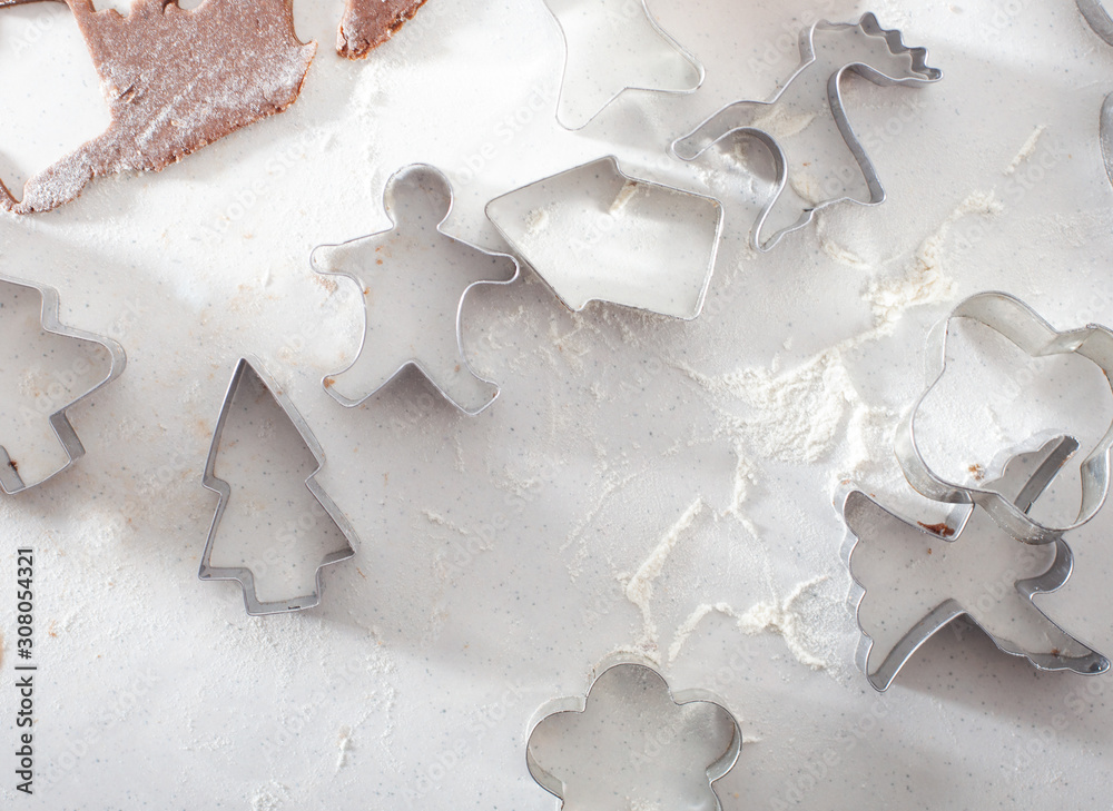 Christmas gingerbread cookie cutters. Christmas gingerbread cookie cutters.