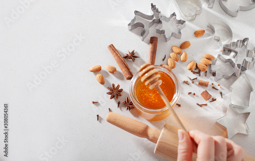 Hande made traditional Christmas pastries. photo